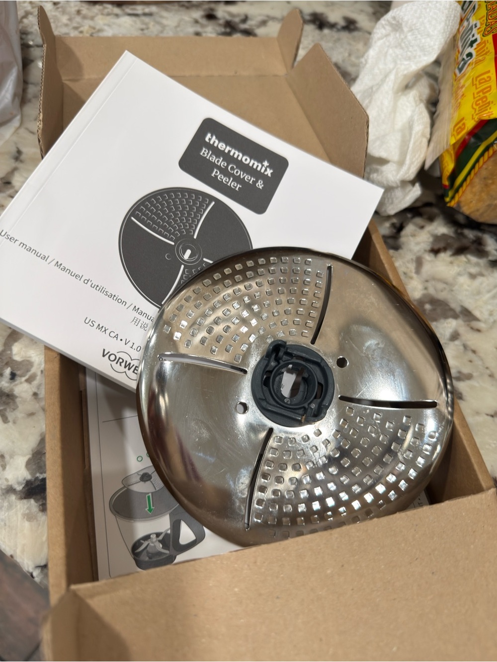 Thermomix Stainless Steel Blade Disc - Peeler/Cover